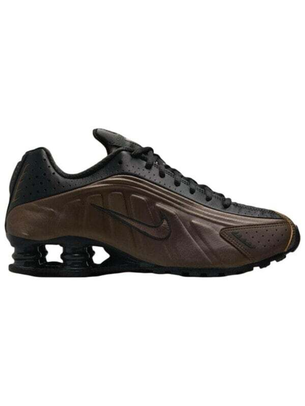 Nike Shox R4 Антискользящие Кроссовки для Бегунов Женские Браун/Чёрный