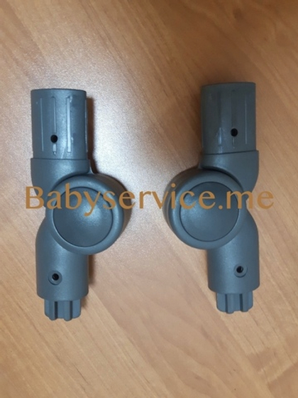 Шарнир ручки овал 30*40 овал 42*22 правое Серый