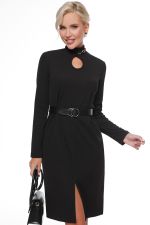 Платье-водолазка трикотажное с вырезом DStrend (Акция)