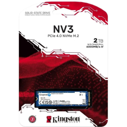 SSD диск Kingston SSD NV3, 2000GB, M.2(22x80mm), NVMe, PCIe 4.0 x4, 3D TLC SNV3S / 2000G