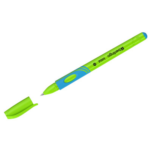 Ручка шариковая Berlingo "Initial", для левшей, светло-синяя, 0,7мм