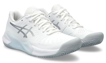 Женские Кроссовки теннисные Asics Gel-Challenger 14 Clay - white/pure silver