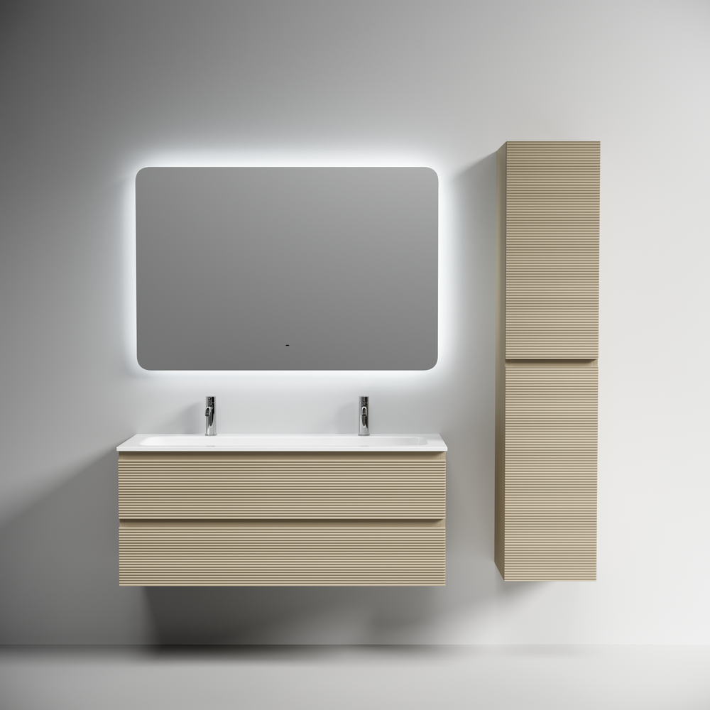 Тумба подвесная под раковину Sancos Folk, Капучино 1195х445х500