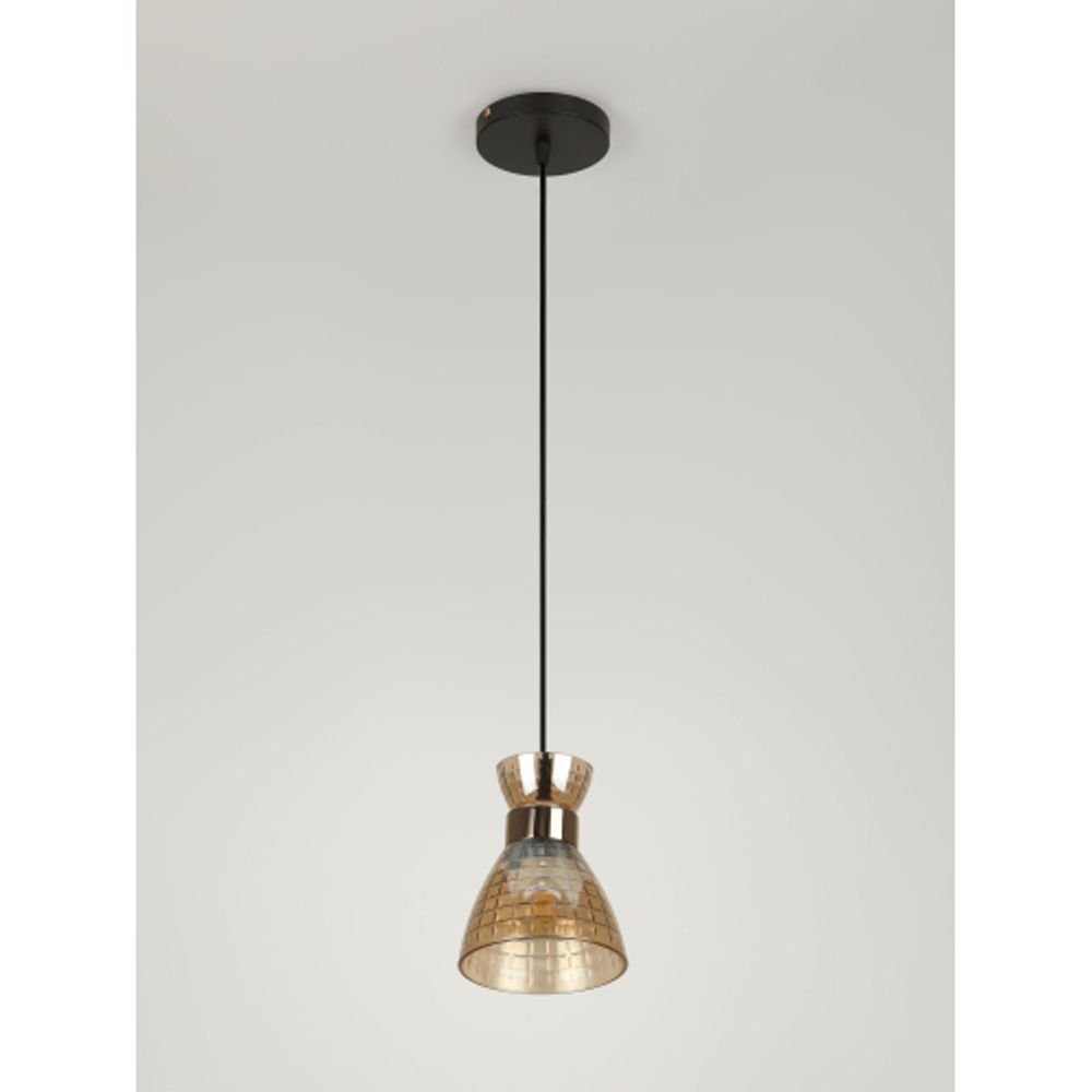 Светильник подвесной (подвес) Rivoli Iris 9186-201 1хЕ27 60 Вт модерн | Лайт