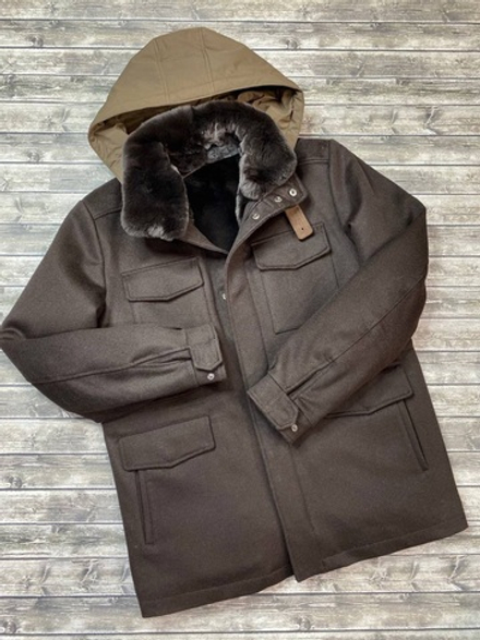 Кашемировое пальто Loro Piana с мехом