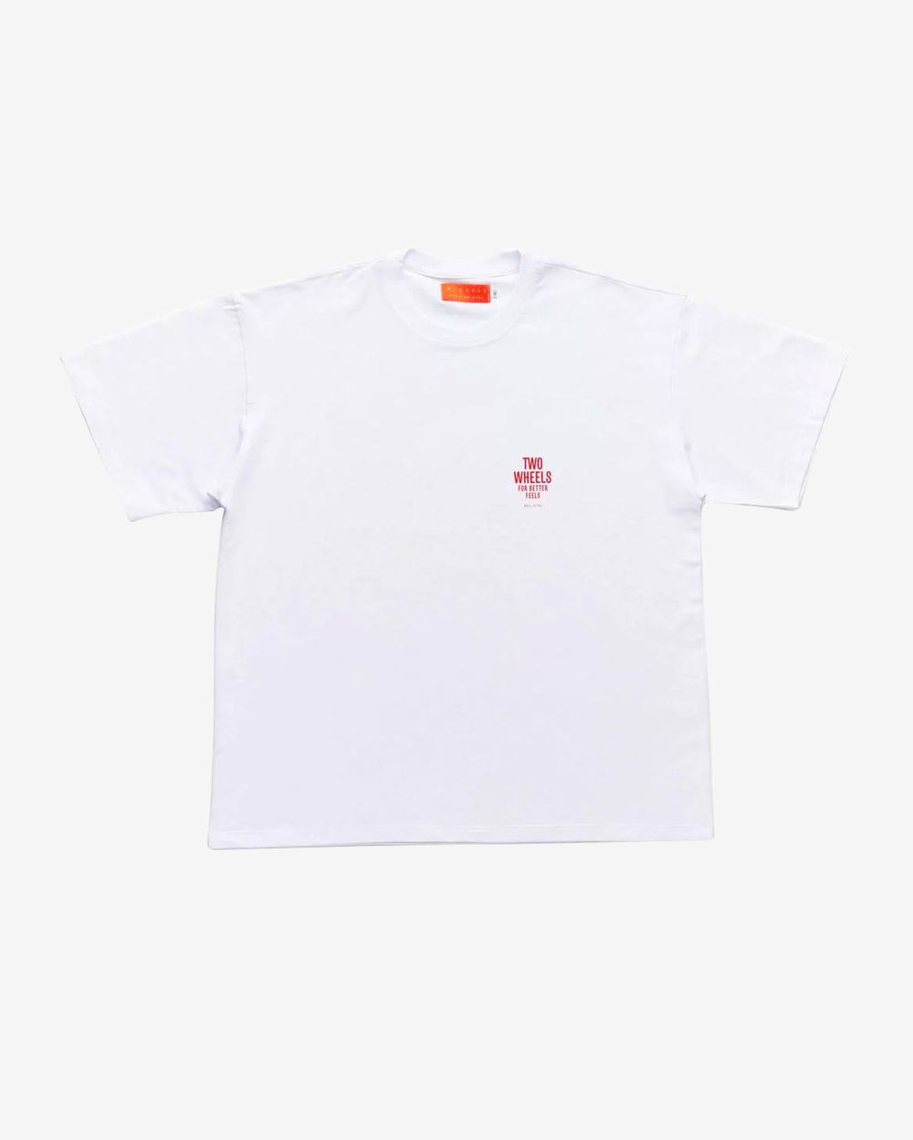 Футболка Miracle Apparel Heavy Soft Two Wheels For Better Feels Белая