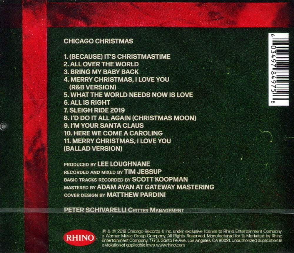 Chicago / Chicago Christmas (CD)