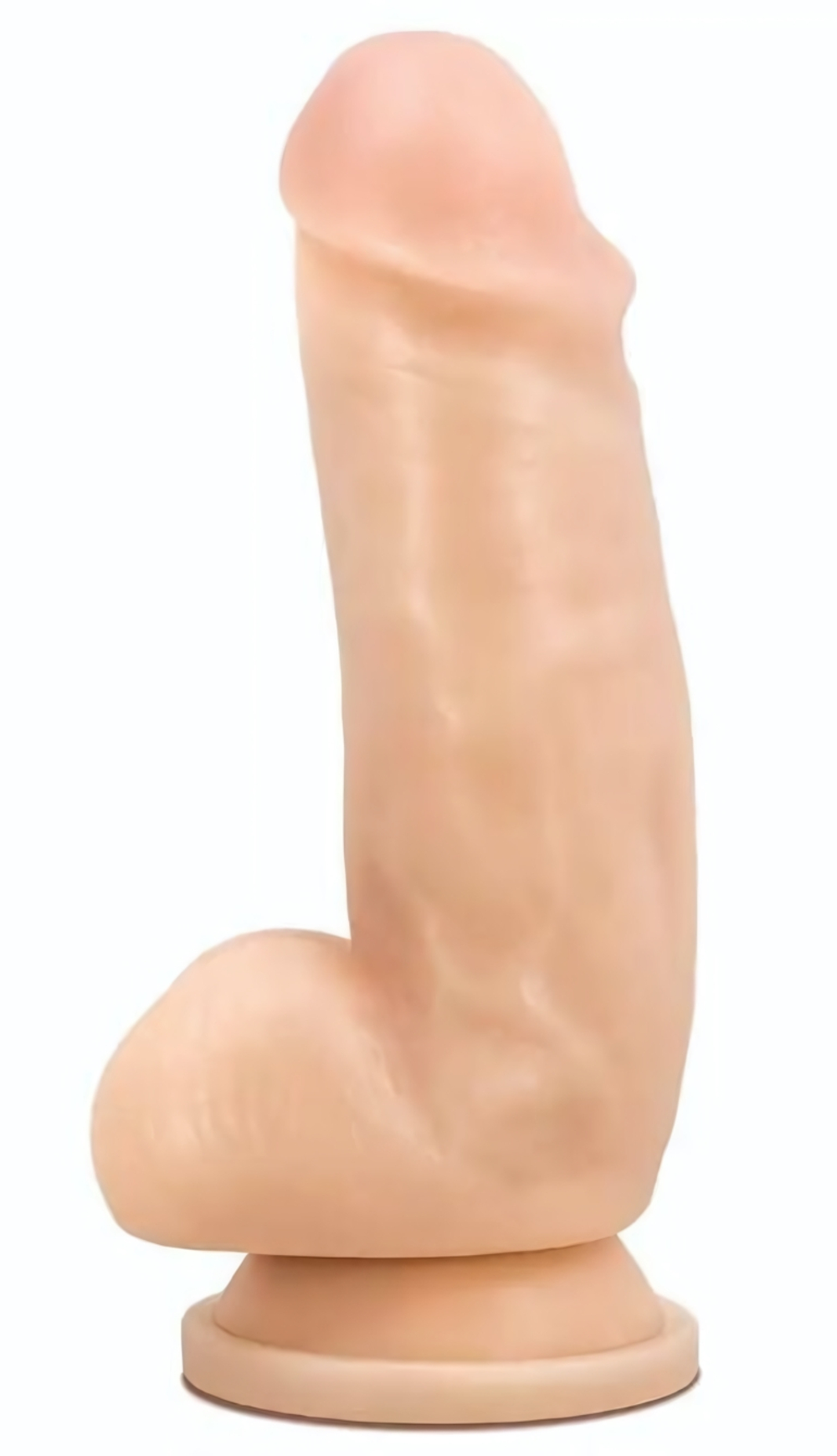 Телесный фаллоимитатор Mr. Fix it - 17,8 см. (Цвет: телесный)