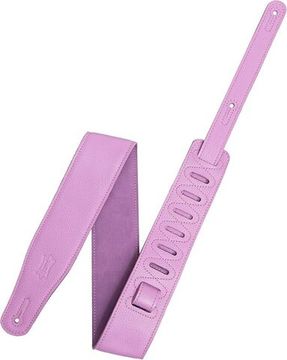 M26GFP-PNK Pastel Leather Series Ремень для гитары, кожаный, розовый, Levy's