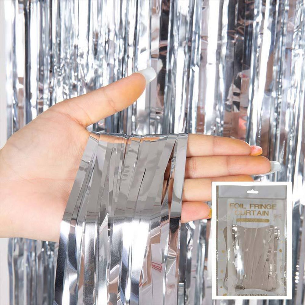 К Дождик Серебро 100*200