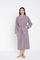 Халат женский махровый 4330 лиловый NUSA Турция