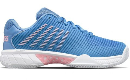 Женские Кроссовки теннисные K-Swiss Hypercourt Express 2 HB Women - silver lake blue/white/orchid pink