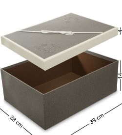 WF-74/3-B Коробка «Прямоугольник» цв.серый