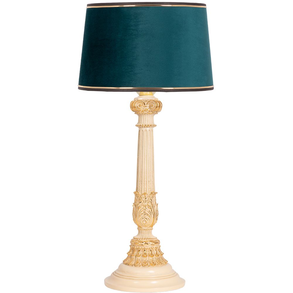 Настольная лампа Колонна Испанская Айвори Тюссо Мурена