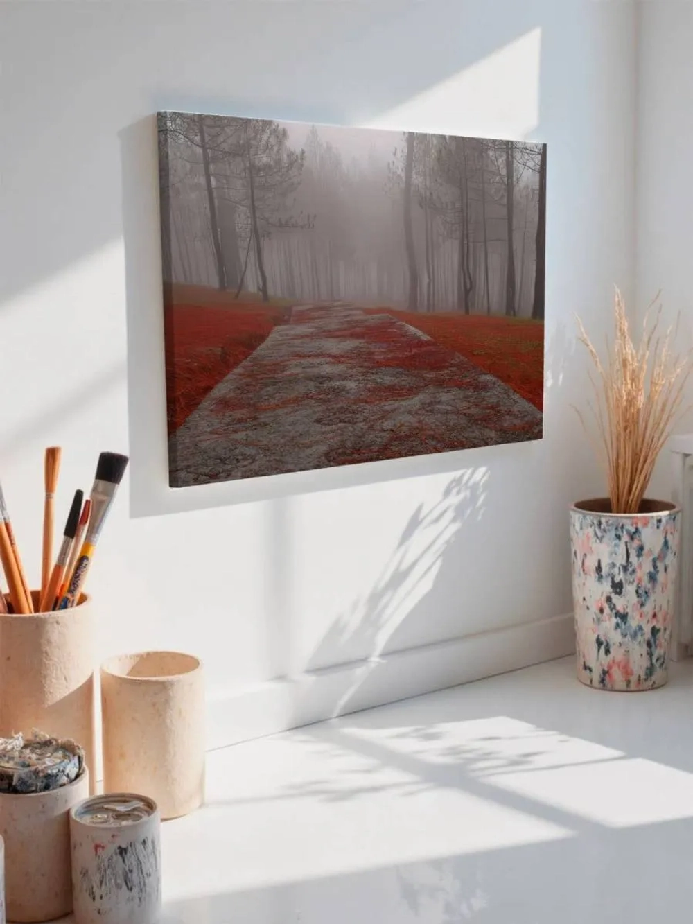 Картина на стену 40 X 50 Осенняя дорога