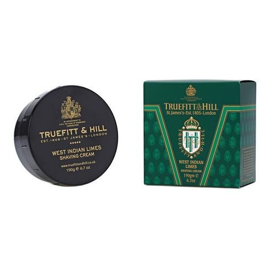 Крем для бритья Truefitt&Hill West Indian Limes в банке 190гр 00024