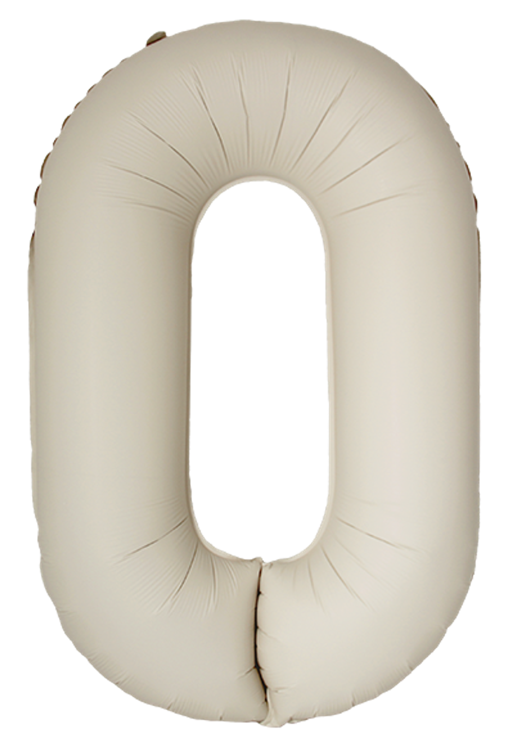 Цифра 0 Slim, Кремовый Латте, Матовый в упаковке 40" Fm