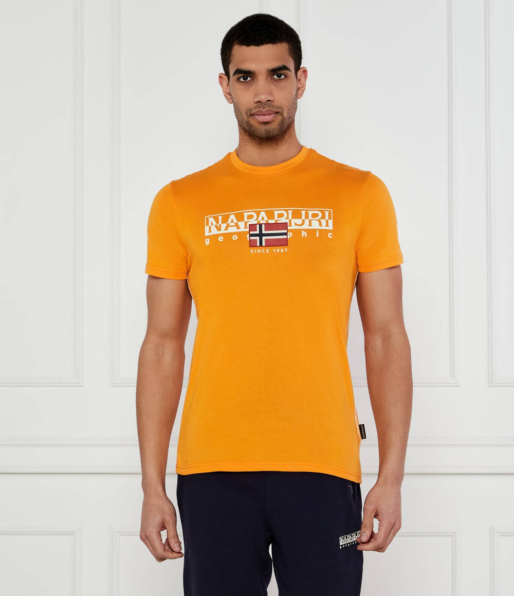 Футболка s-Aylmer Napapijri - оранжевый(NP0A4HTO)