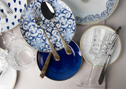 Набор столовых приборов на 6 персон 24 предмета Belo Inox Duo Gold On Design