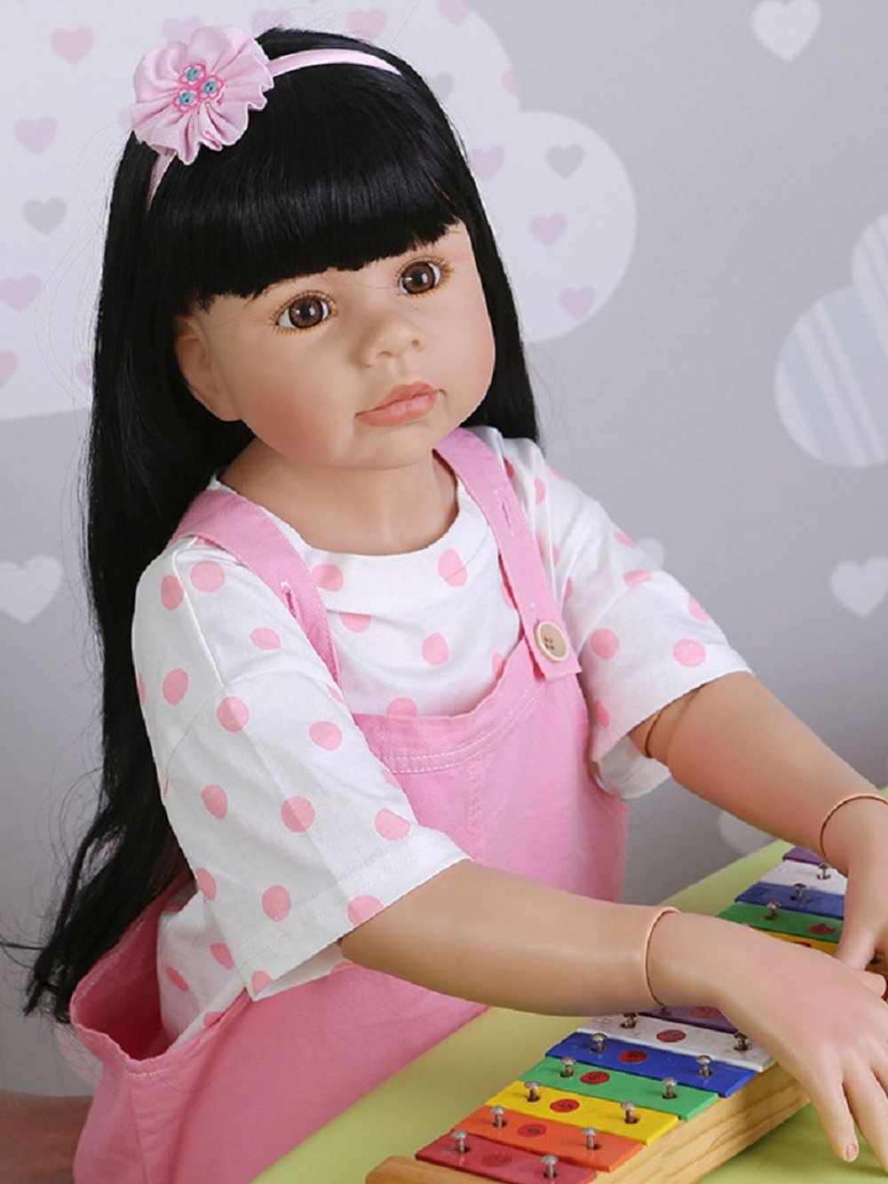 Кукла Реборн ростовая 98см в пакете (FA-260)