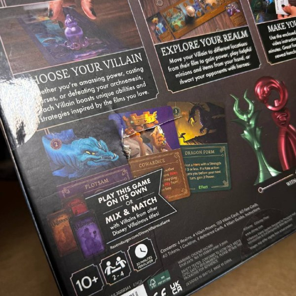 Disney Villainous: Introduction to Evil — Disney100 Edition [уценка]