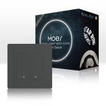 Умный одноклавишный WiFi выключатель MOES 10A/2200Вт, Белый (Работает с Алисой, SmartLife, Tuya)