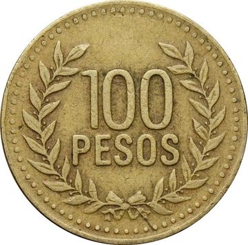 100 песо 1992-2012 Колумбия
