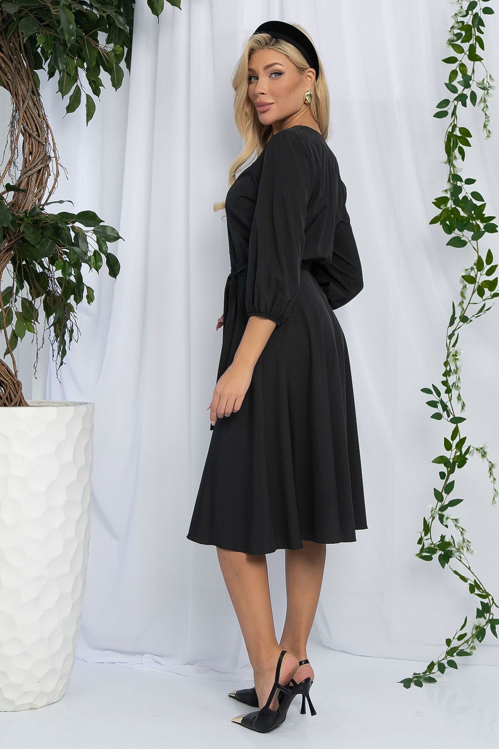 Платье Виктория (черное) П13069-3М LT Collection