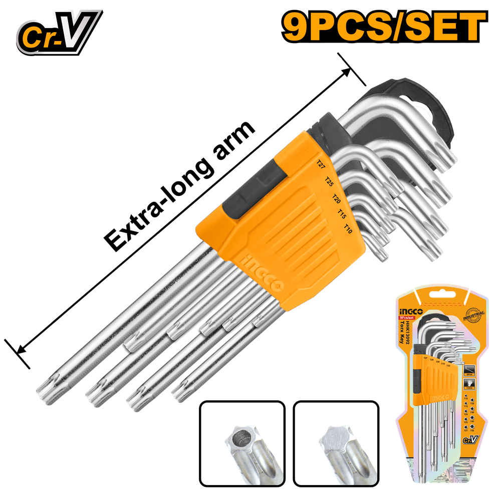 Набор шестигранных ключей Torx  INDUSTRIAL