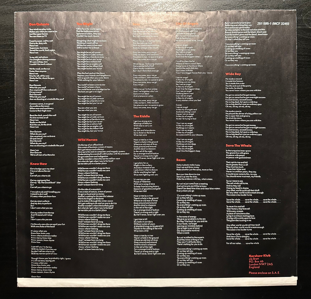 Nik Kershaw - The Riddle (Германия 1984г.)