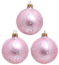 Элита НФШ-1262 Набор ел.украшений Шар 3шт «Виноградная лоза» 80 мм