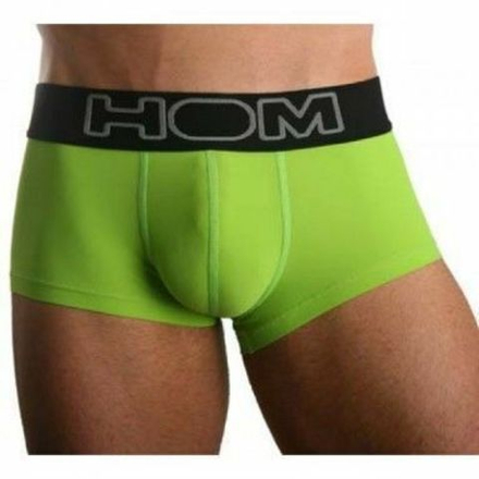 Мужские трусы хипсы зеленые с черной резинкой HOM Night Therapy Trunk Green