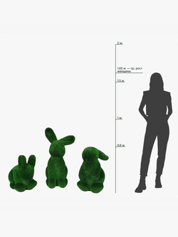 Зайчик стоячий на лапках