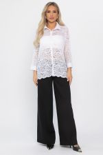 Рубашка кружевная Аристократка (белая) Б14511-10М LT Collection