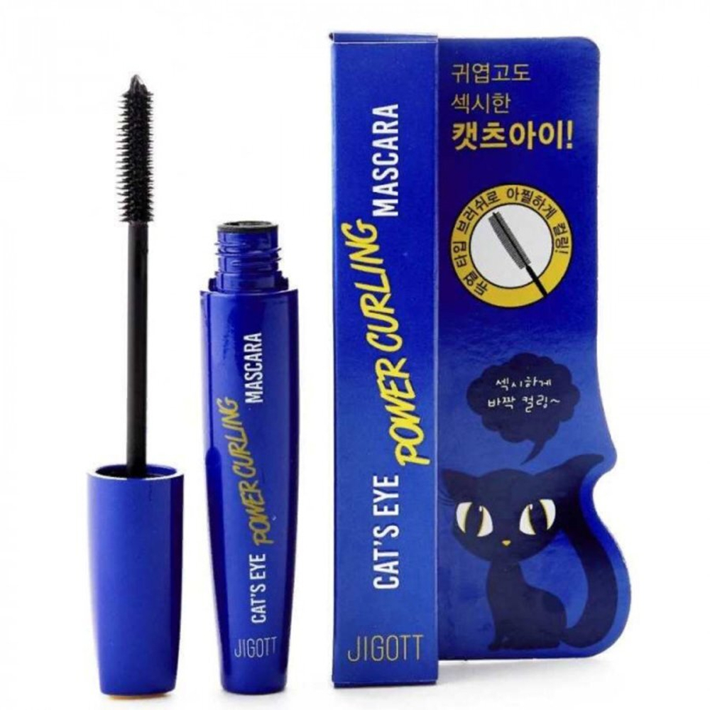 JIGOTT Cat`s Eye Power Curling Mascara Тушь для ресниц подкручивающая