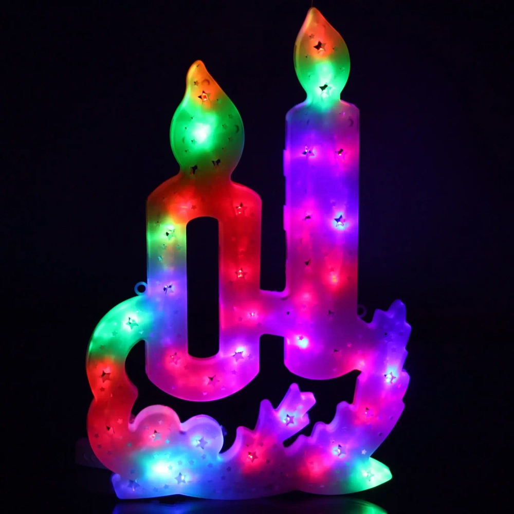 Фигура светодиодная 40см,»Свечи» мультицвет