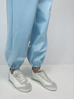 Костюм с поло голубой 9