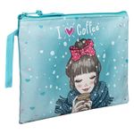 Папка для тетрадей BRAUBERG А5, 1 отделение, полиэстер, на молнии, с ручкой, "Girl", 270973