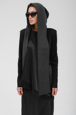 Капюшон-шарф (графит)