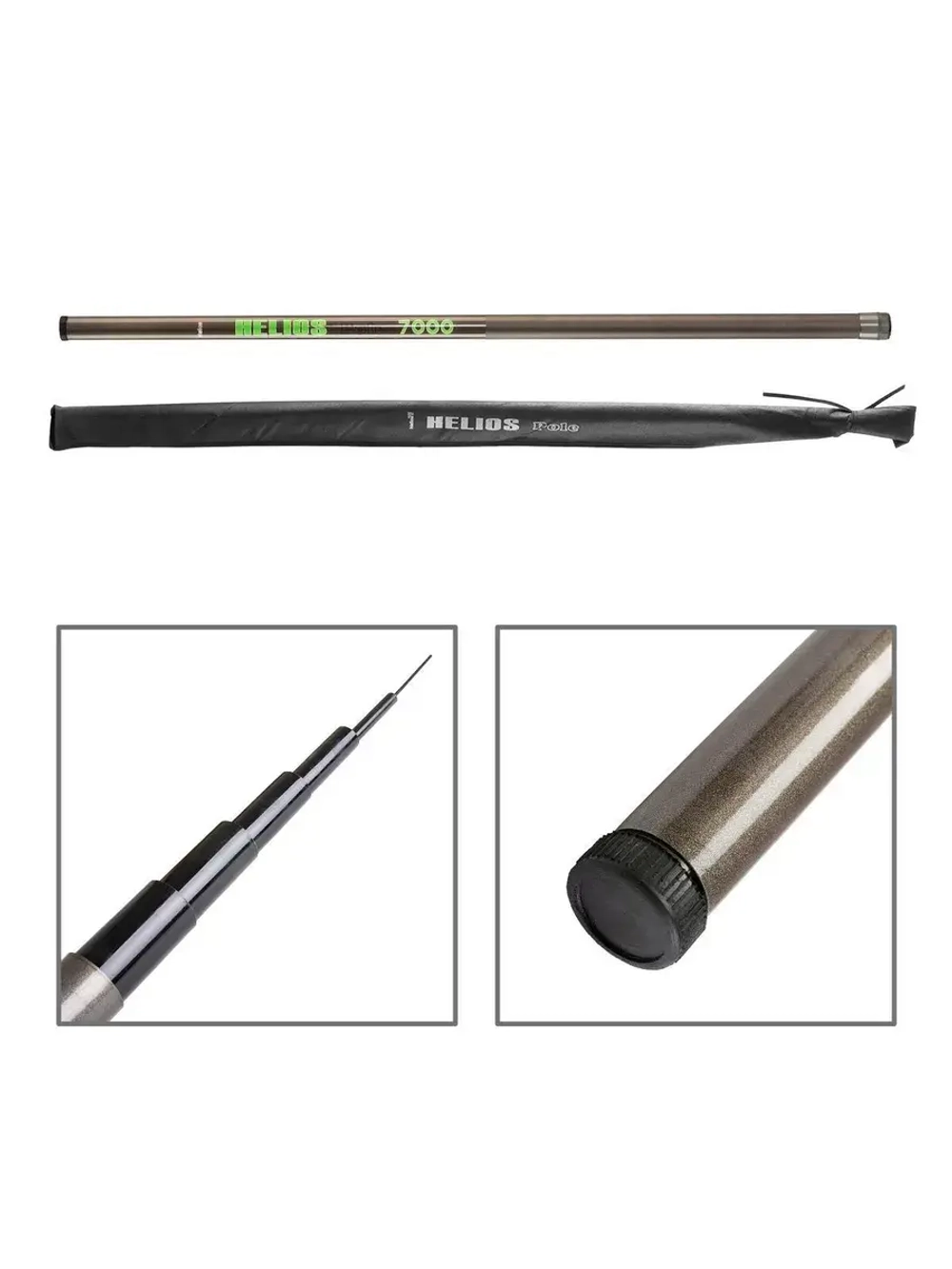 Удилище маховое Pole 7 м б/к телескопическое