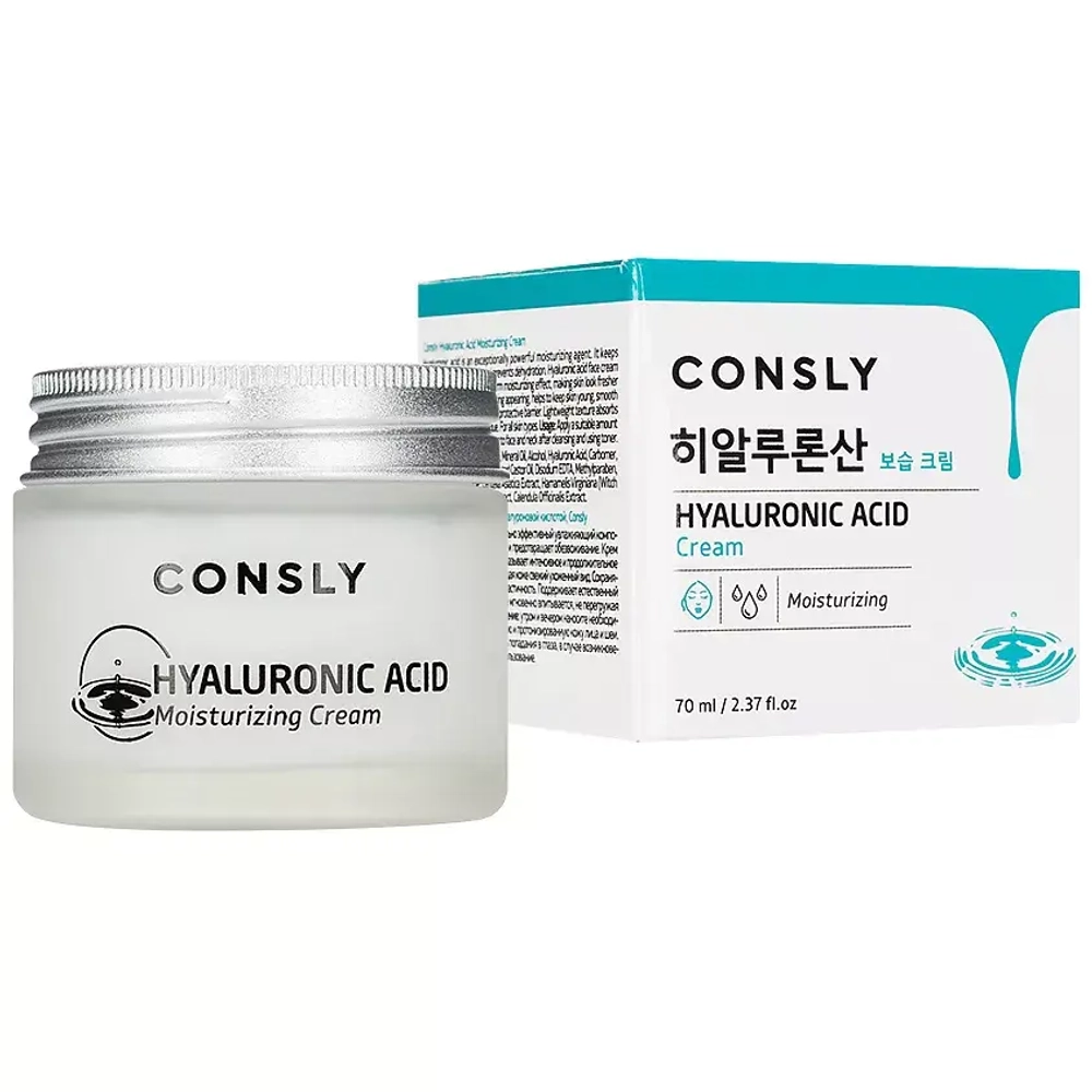 CNS CREAM Крем для лица увлажняющий с гиалуроновой кислотой и бета-глюканом Hyaluronic Acid , 70 мл