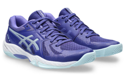 Женские кроссовки для бадминтона/сквоша Asics Blade FF - eggplant/aquamarine