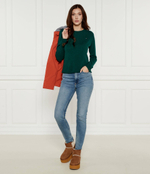 Хлопковый свитер Tommy Hilfiger - темно-зеленый(WW0WW44161)