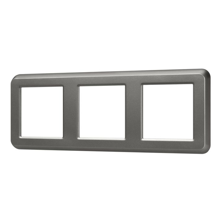 Рамка пластиковая FRM-VERSA-PL-3-GR Arlight 043785