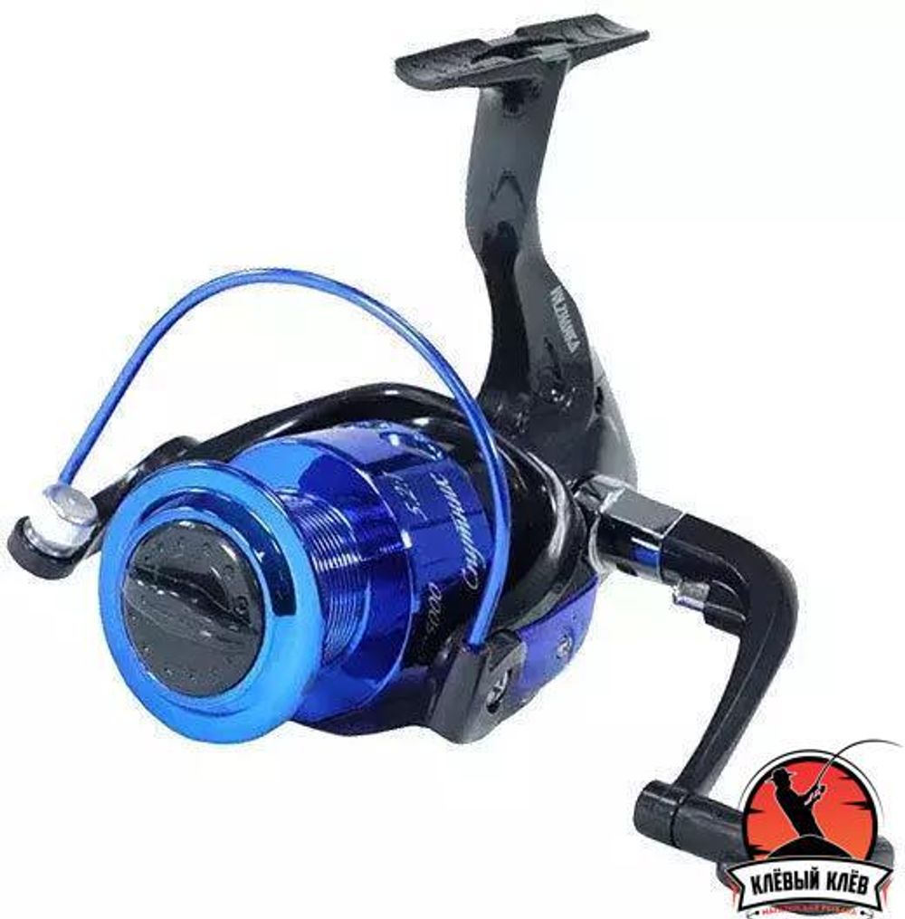 Катушка б/ин "Волжанка Спутник WR 4000" (3 подш);(0.30мм/200м)