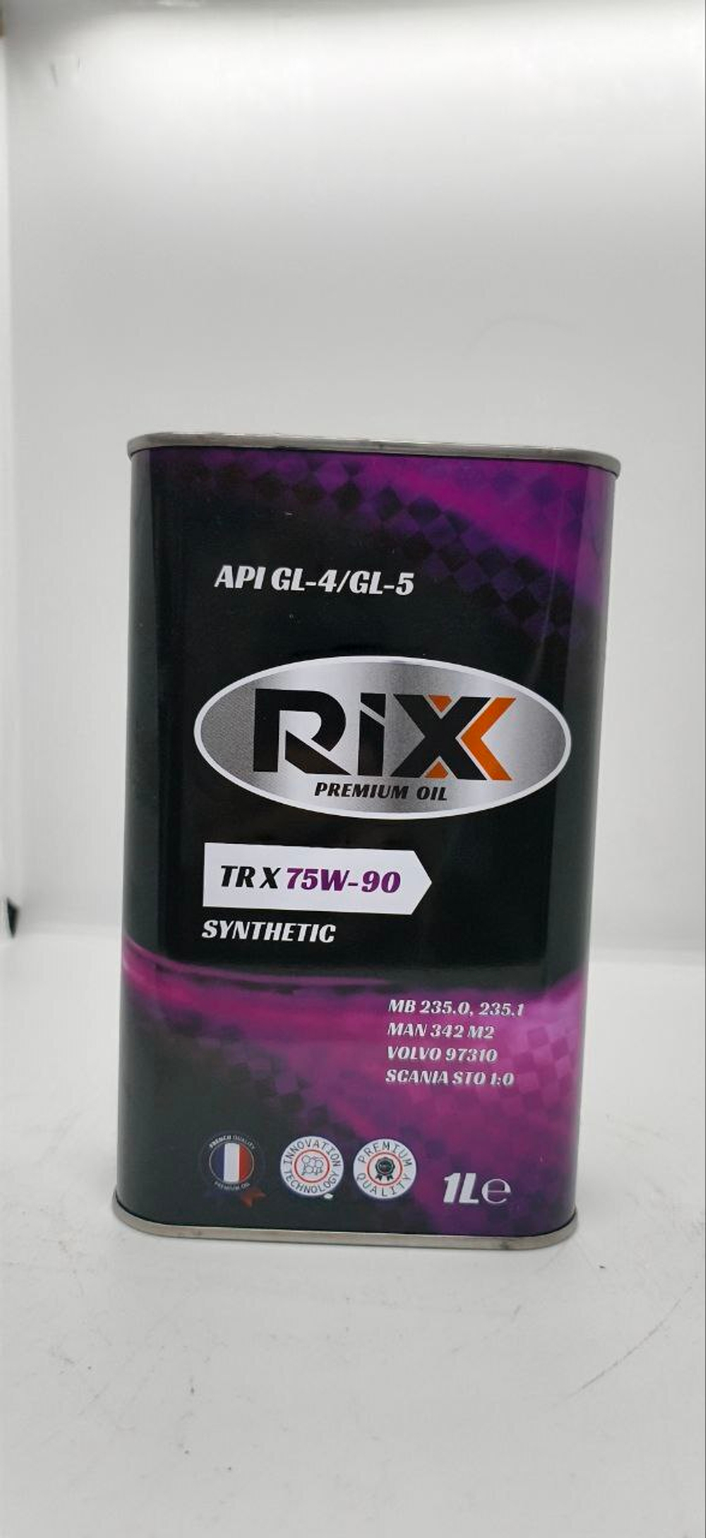 Масло трансмиссионное 75W90 GL-4/GL-5 универсальное RIXX TR X 1л