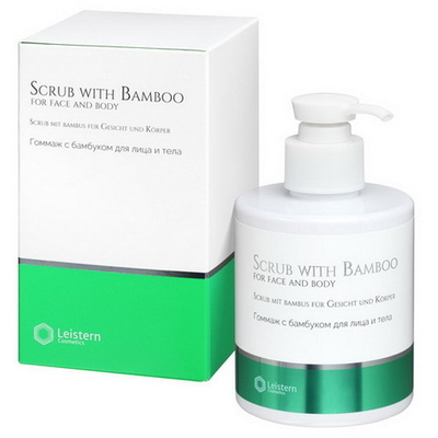 Scrub With Bamboo For Face And Body Leistern| Гоммаж с бамбуком для лица и тела для всех типов кожи