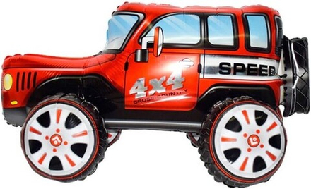 Шар 3D Фигура "Внедорожник Джип" 61 см