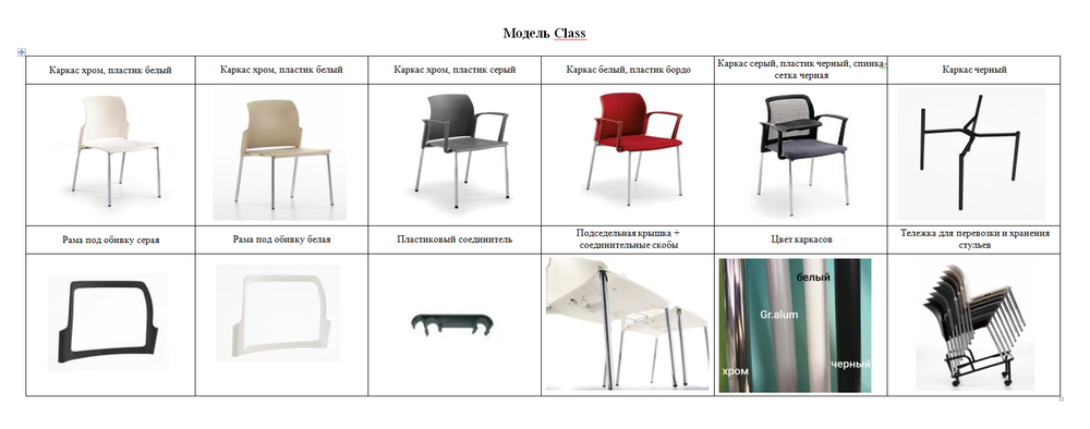 Class стул со спинкой-сеткой