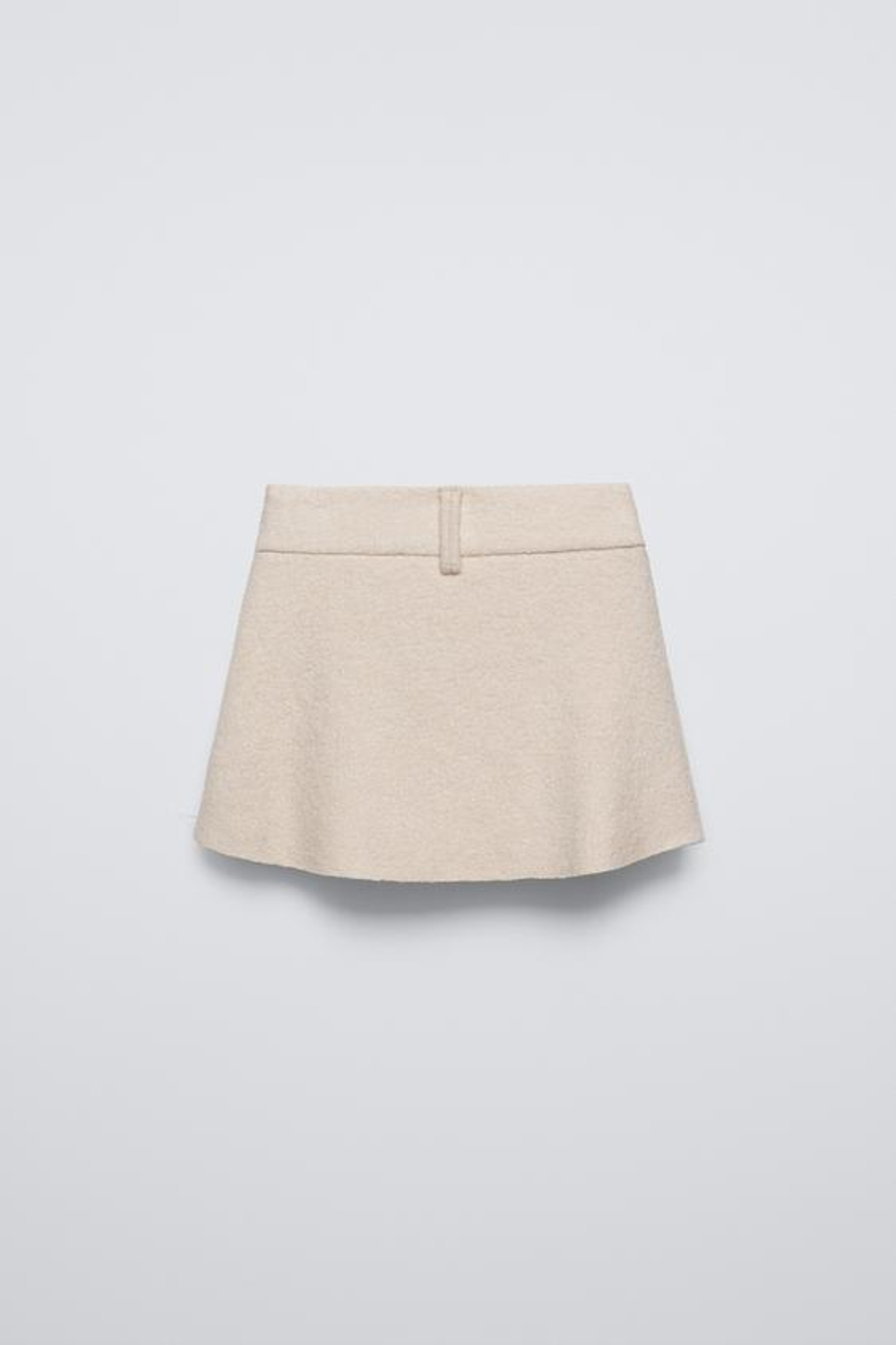 ZARA ЮБКА БУКЛЕ, ЭКРЮ